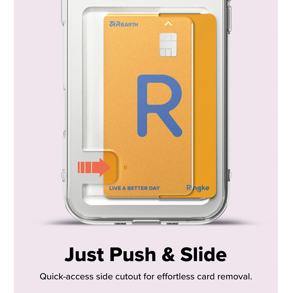 Picture of Apple iPhone Air 6.5 Case | Ringke Fusion Card Holder Drop Protection Case for iPhone Air 6.5 (Clear)