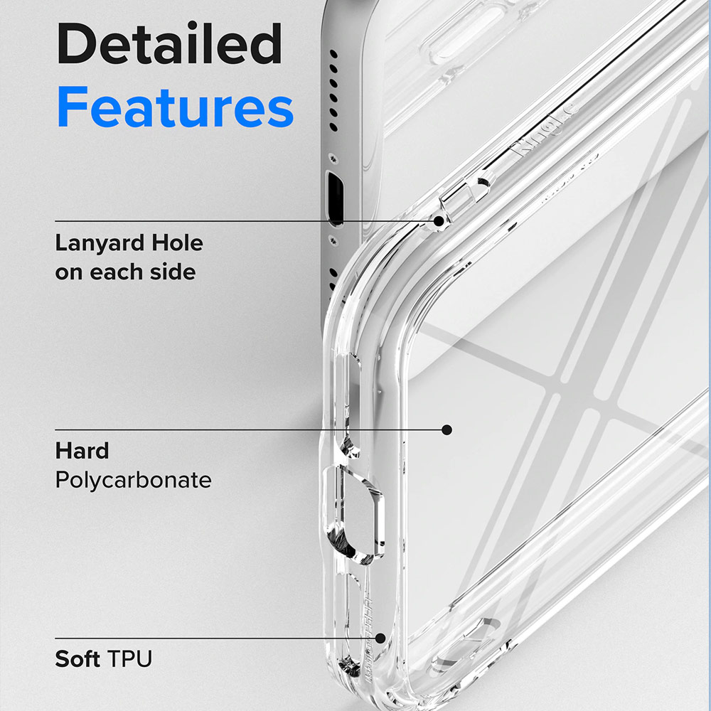 Picture of Apple iPhone 7 4.7 Case | Ringke Fusion Edge Drop Protection Case for iPhone SE 2020 2022 iPhone 7 iPhone 8 Case (Matte)