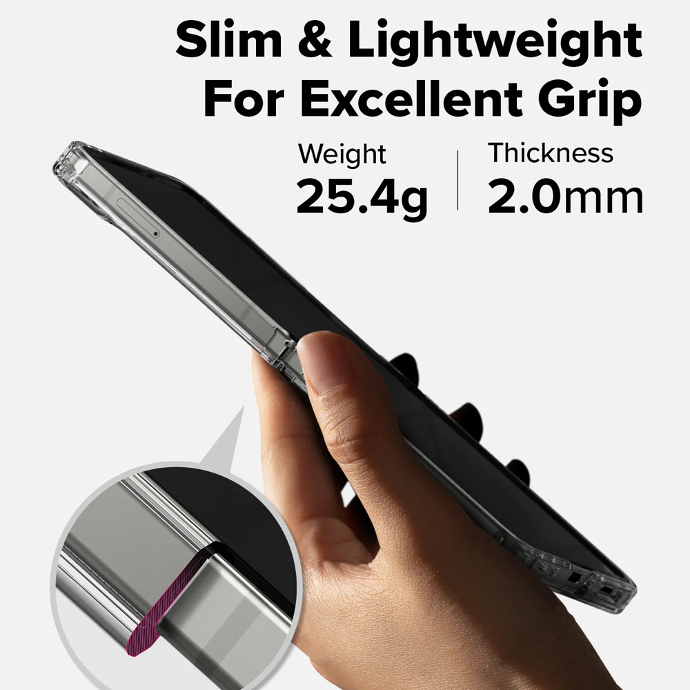 Picture of Samsung Galaxy Z Flip 7 Case | Ringke Fusion Magnetic Protection Case with Strap Hole for Samsung Galaxy Z Flip 7 (Clear)