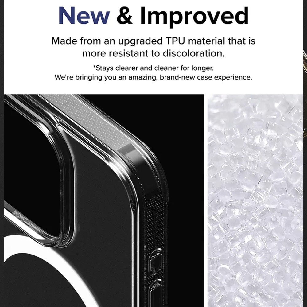 Picture of Apple iPhone 15 6.1 Case | Ringke Fusion Magnetic Slim Drop Protection Case Magsafe Compatible for Apple iPhone 15 6.1 (Clear)