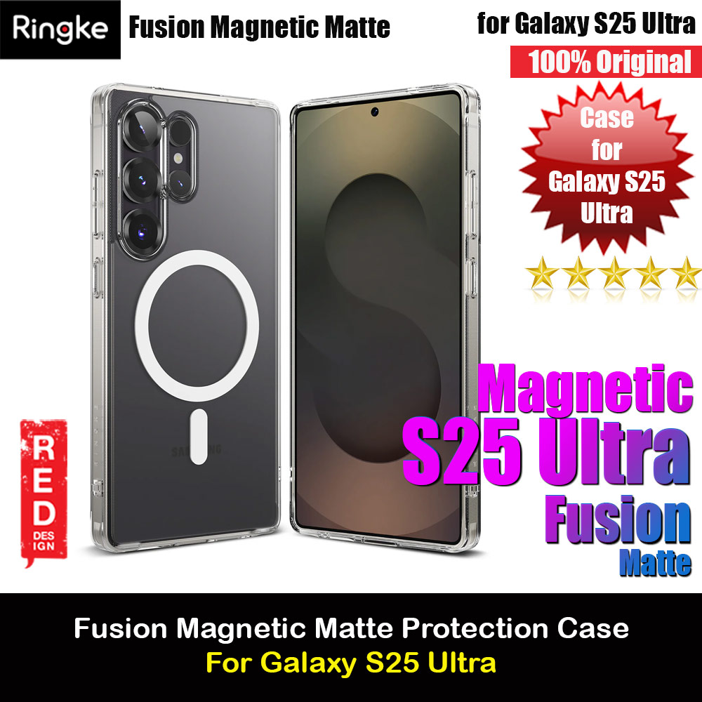 Picture of Ringke Fusion Magnetic Transparent Protection Case for Samsung Galaxy S25 Ultra (Matte) Samsung Galaxy S25 Ultra- Samsung Galaxy S25 Ultra Cases, Samsung Galaxy S25 Ultra Covers, iPad Cases and a wide selection of Samsung Galaxy S25 Ultra Accessories in Malaysia, Sabah, Sarawak and Singapore 