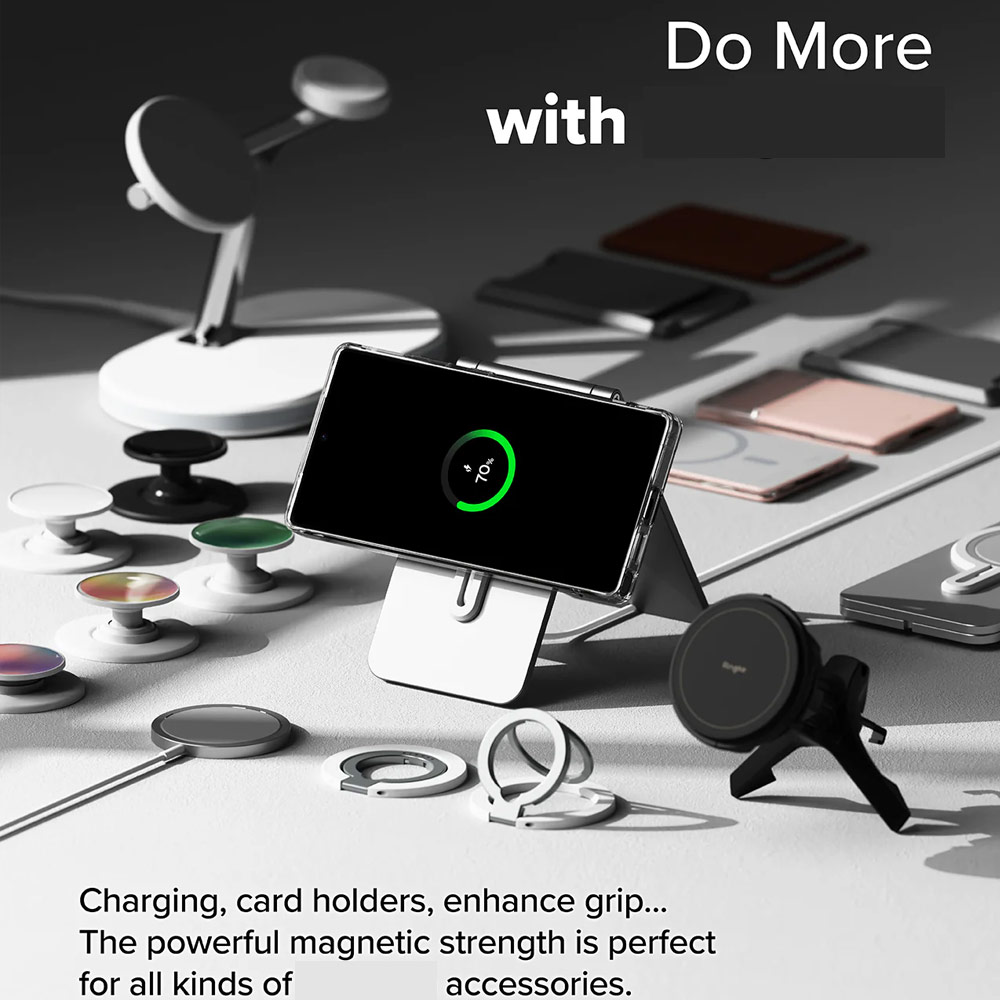 Picture of Samsung Galaxy S25 Ultra Case | Ringke Fusion Magnetic Transparent Protection Case for Samsung Galaxy S25 Ultra (Matte)