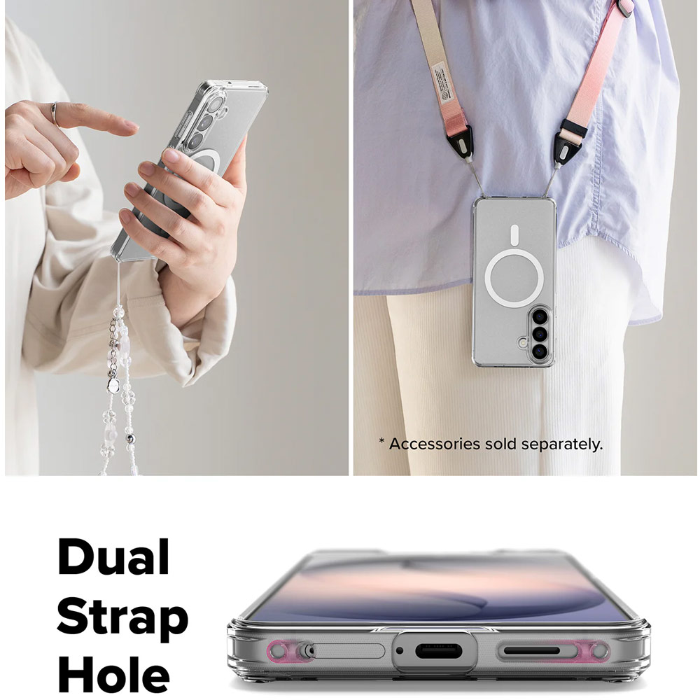 Picture of Samsung Galaxy S26 Plus Case | Ringke Fusion Magnetic Transparent Protection Case for Samsung Galaxy S26 Plus (Matte Clear)