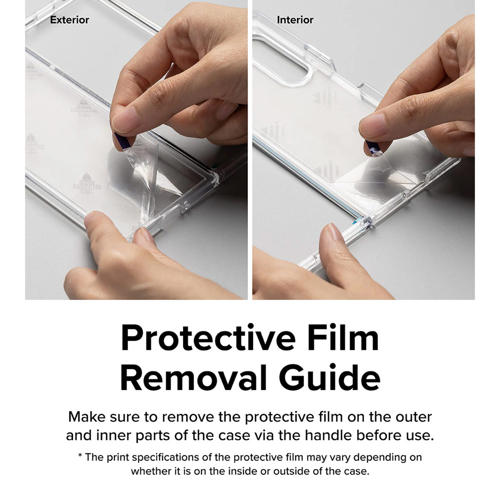 Picture of Samsung Galaxy Z Fold 6 Case | Ringke Fusion Magnetic Protection Case with Strap Hole for Samsung Galaxy Z Fold 6 (Clear)