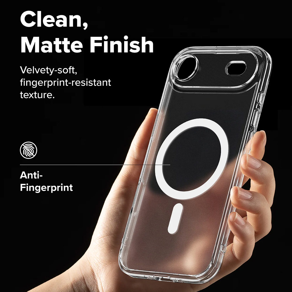 Picture of Apple iPhone Air 6.5 Case | Ringke Fusion Magnetic Slim Drop Protection Case Magsafe Compatible for  iPhone 17 Air 6.5 (Matte)