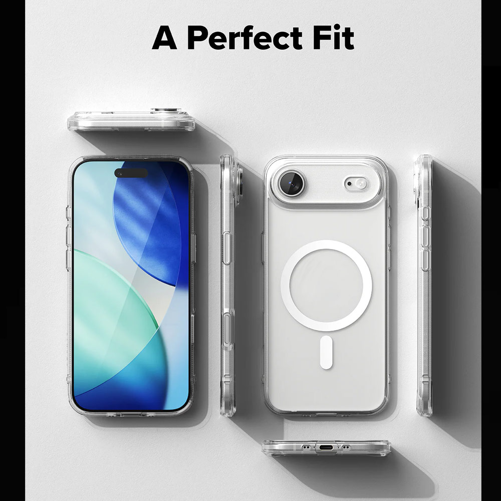 Picture of Apple iPhone Air 6.5 Case | Ringke Fusion Magnetic Slim Drop Protection Case Magsafe Compatible for  iPhone 17 Air 6.5 (Matte)