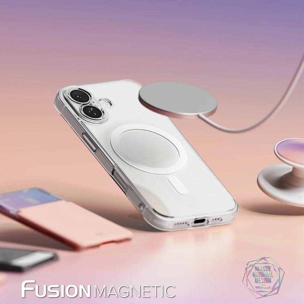 Picture of Apple iPhone 17 6.3 Case | Ringke Fusion Magnetic Slim Drop Protection Case Magsafe Compatible for  iPhone 17 6.3 (Matte)