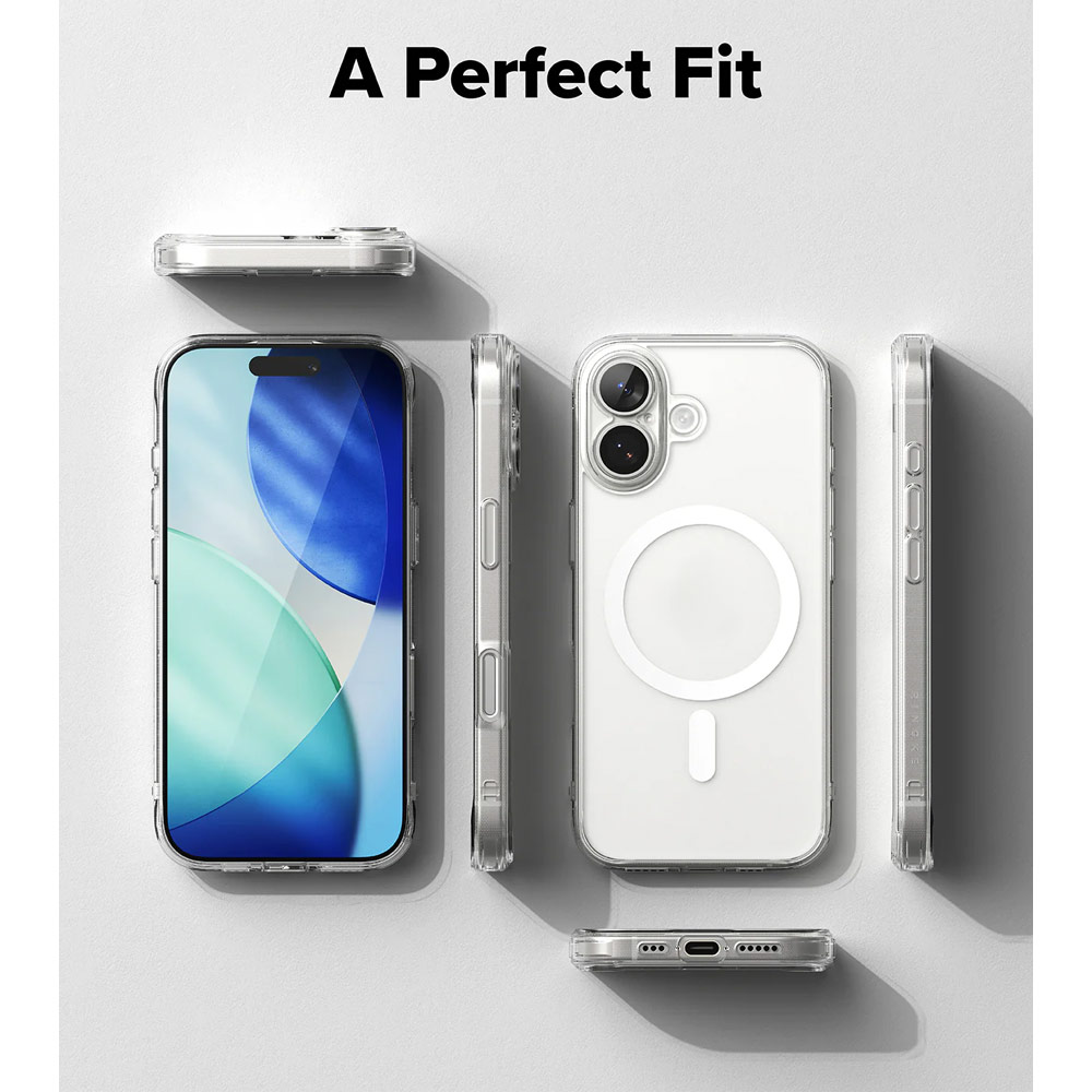 Picture of Apple iPhone 17 6.3 Case | Ringke Fusion Magnetic Slim Drop Protection Case Magsafe Compatible for  iPhone 17 6.3 (Matte)