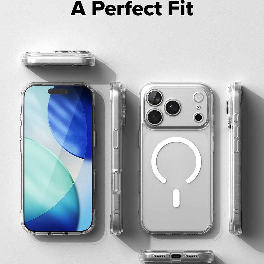 Picture of Apple iPhone 17 Pro 6.3 Case | Ringke Fusion Magnetic Slim Drop Protection Case Magsafe Compatible for  iPhone 17 Pro 6.3 (Matte)