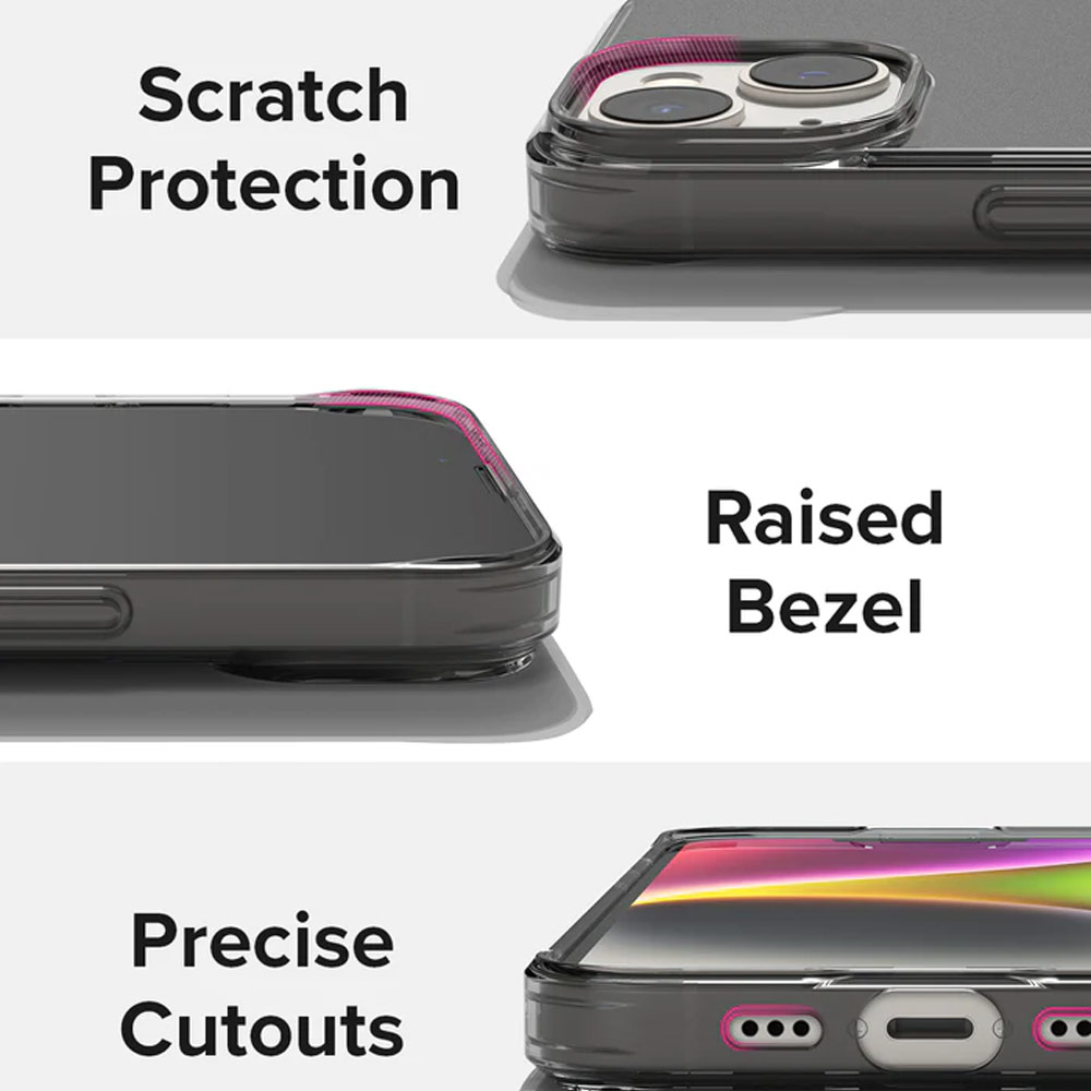 Picture of Apple iPhone 14 Pro 6.1 Case | Ringke Fusion Matte Protection Case for Apple iPhone 14 Pro 6.1 (Smoke Black)