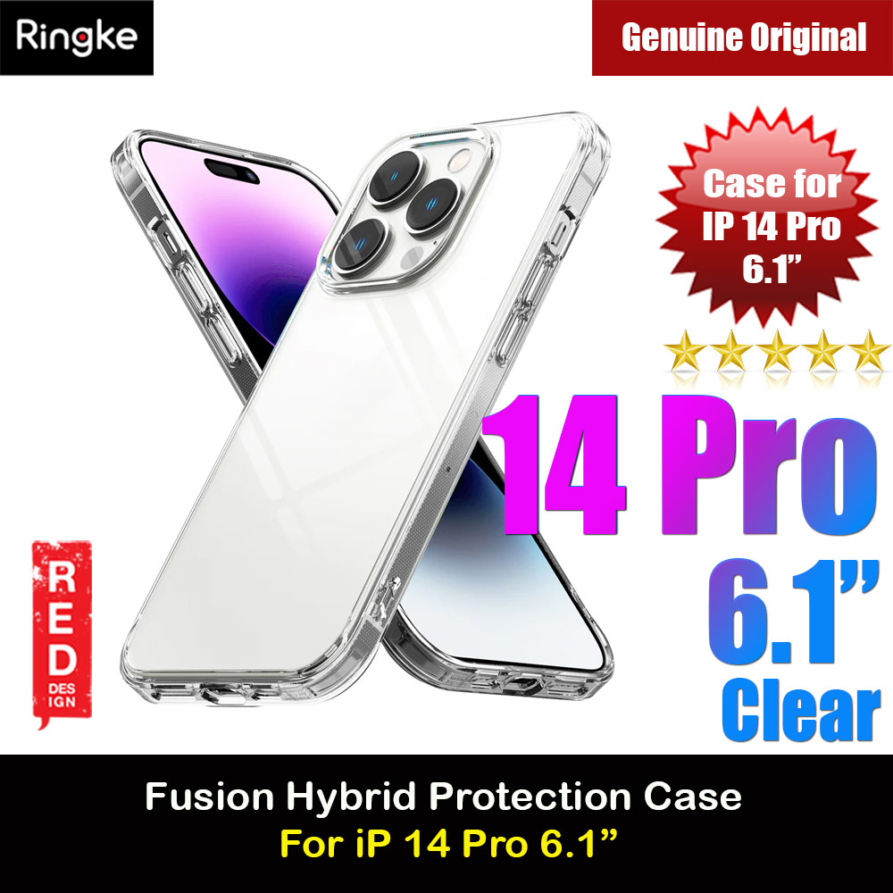 Picture of Ringke Fusion Protection Case for Apple iPhone 14 Pro 6.1 (Clear) Apple iPhone 14 Pro 6.1- Apple iPhone 14 Pro 6.1 Cases, Apple iPhone 14 Pro 6.1 Covers, iPad Cases and a wide selection of Apple iPhone 14 Pro 6.1 Accessories in Malaysia, Sabah, Sarawak and Singapore 