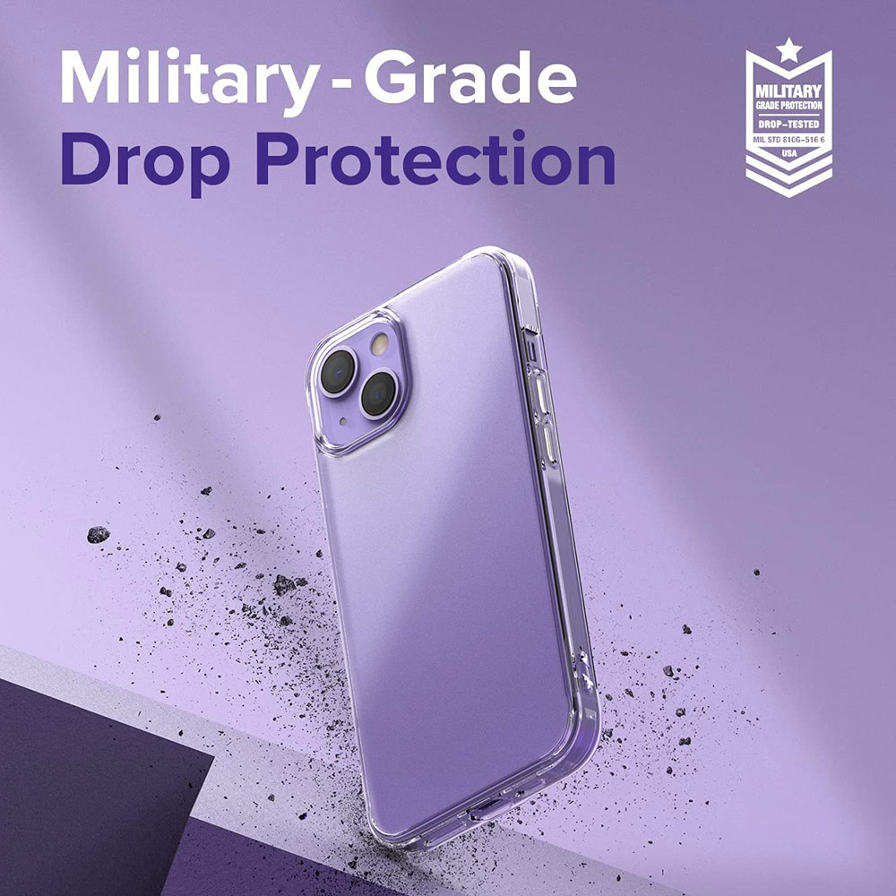 Picture of Apple iPhone 13 mini 5.4 Case | Ringke Fusion Matte Protection Case for Apple iPhone 13 Mini 5.4 (Matte Clear)