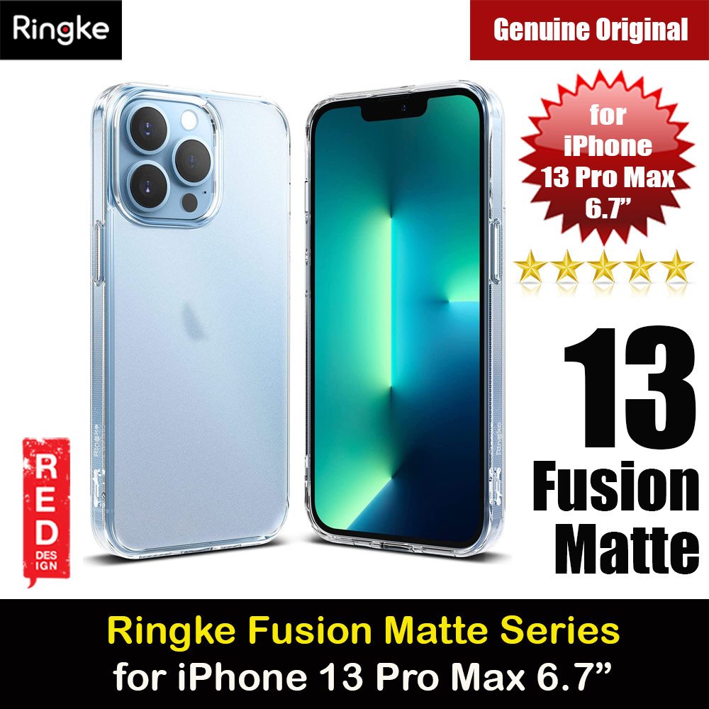 Picture of Ringke Fusion Matte Protection Case for Apple iPhone 13 Pro Max 6.7 (Matte Clear) Apple iPhone 13 Pro Max 6.7- Apple iPhone 13 Pro Max 6.7 Cases, Apple iPhone 13 Pro Max 6.7 Covers, iPad Cases and a wide selection of Apple iPhone 13 Pro Max 6.7 Accessories in Malaysia, Sabah, Sarawak and Singapore 
