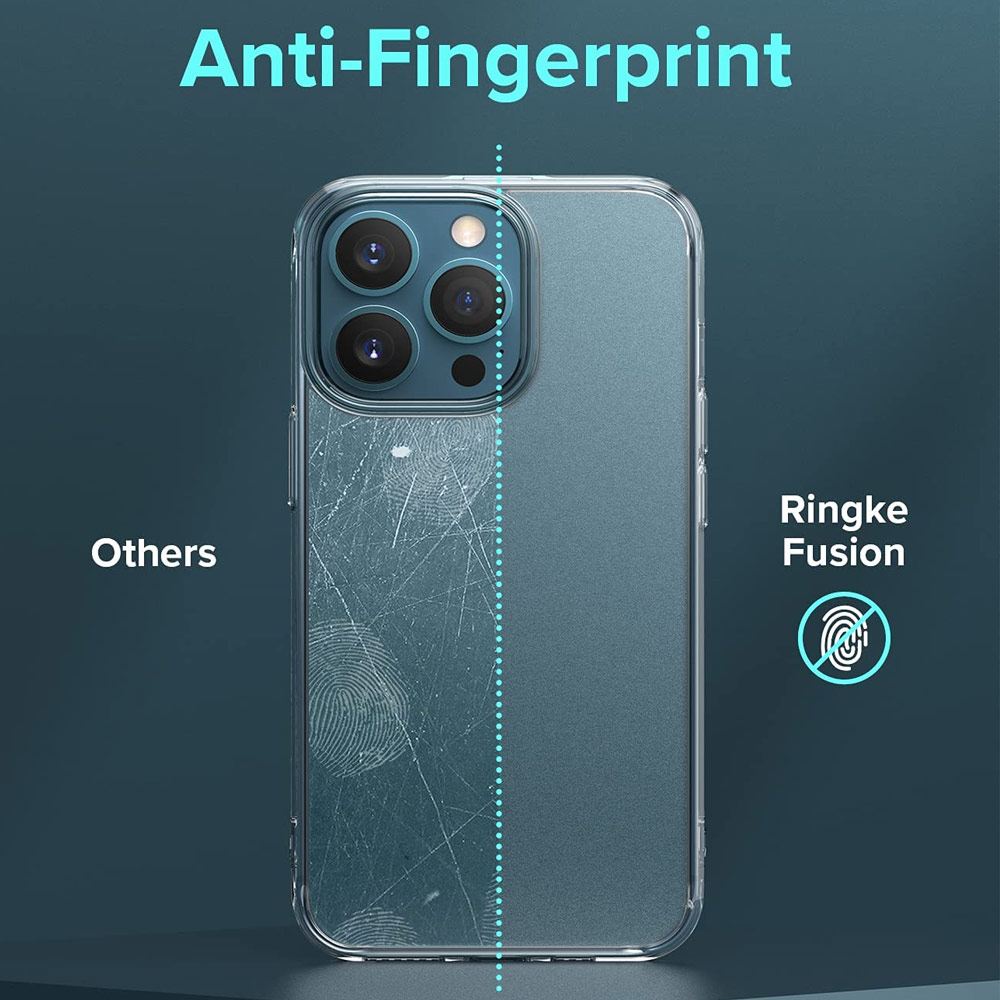 Picture of Apple iPhone 13 Pro Max 6.7 Case | Ringke Fusion Matte Protection Case for Apple iPhone 13 Pro Max 6.7 (Matte Clear)