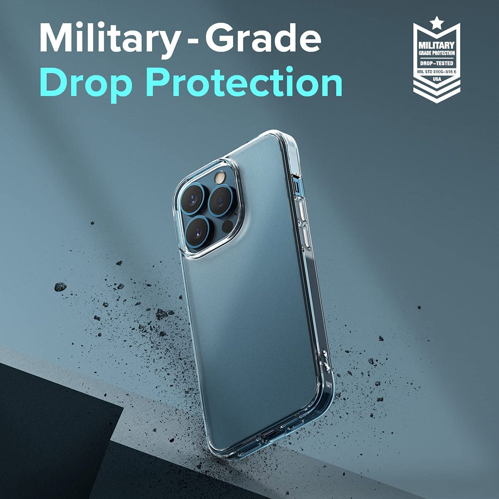 Picture of Apple iPhone 13 Pro Max 6.7 Case | Ringke Fusion Matte Protection Case for Apple iPhone 13 Pro Max 6.7 (Matte Clear)