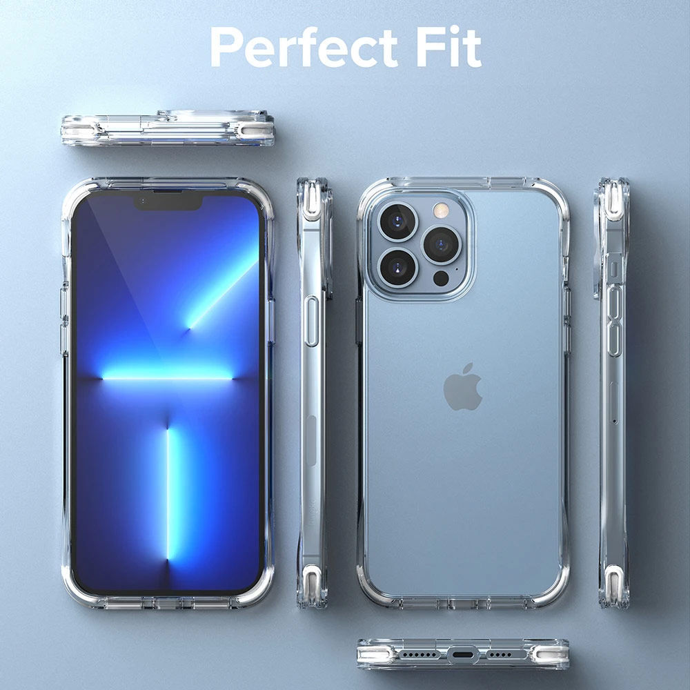 Picture of Apple iPhone 13 Pro Max 6.7 Case | Ringke Fusion Plus Protection Case for Apple iPhone 13 Pro Max 6.7 (White Black)