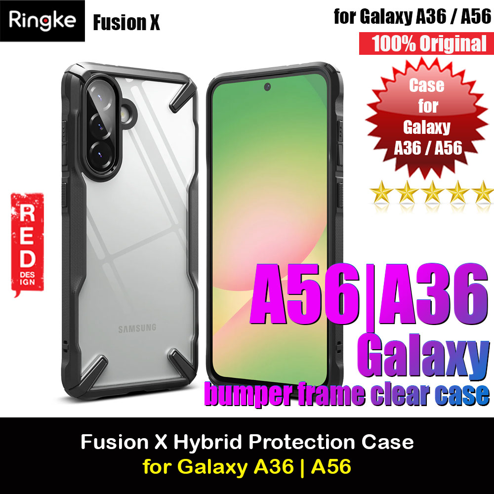 Picture of Ringke Fusion X Bumper Frame Hybrid Protection Case for Samsung Galaxy A36 A56 (Black) Samsung Galaxy A36- Samsung Galaxy A36 Cases, Samsung Galaxy A36 Covers, iPad Cases and a wide selection of Samsung Galaxy A36 Accessories in Malaysia, Sabah, Sarawak and Singapore 