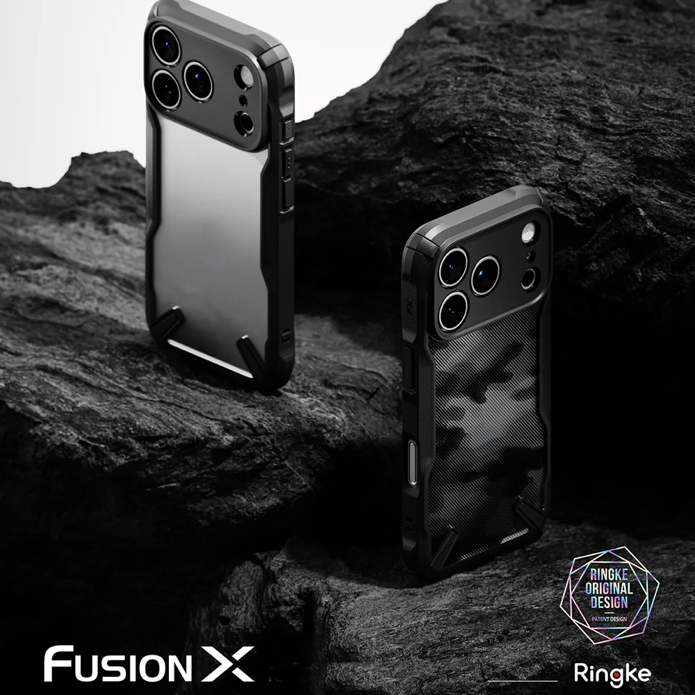 Picture of Apple iPhone 17 Pro 6.3 Case | Ringke Fusion X Rugged Bumper Drop Protection Case for iPhone 17 Pro 6.3 (Black)