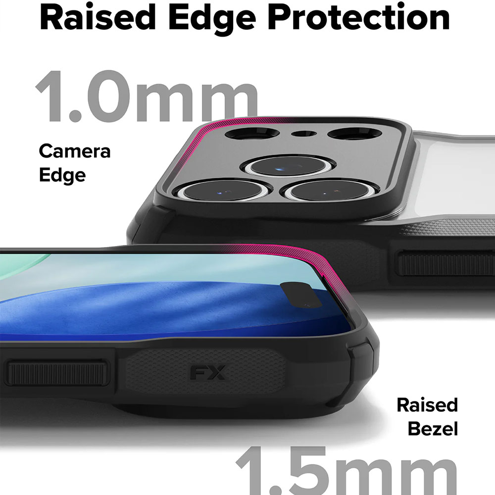 Picture of Apple iPhone 17 Pro 6.3 Case | Ringke Fusion X Rugged Bumper Drop Protection Case for iPhone 17 Pro 6.3 (Black)