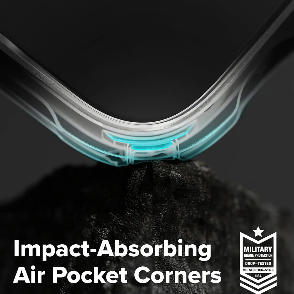 Picture of Apple iPhone 17 Pro 6.3 Case | Ringke Fusion X Rugged Bumper Drop Protection Case for iPhone 17 Pro 6.3 (Camo Black)