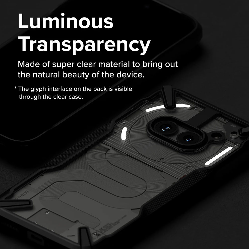 Picture of Nothing Phone 2a Case | Ringke Fusion X Hybrid Drop Protection Case for Nothing Phone 2a (Black)