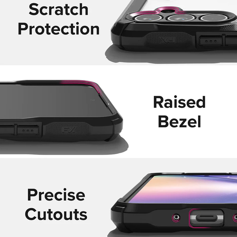 Picture of Samsung Galaxy A54 5G Case | Ringke Fusion X Solid TPU Frames Drop Protection Case for Samsung Galaxy A54 5G (Camo Black)