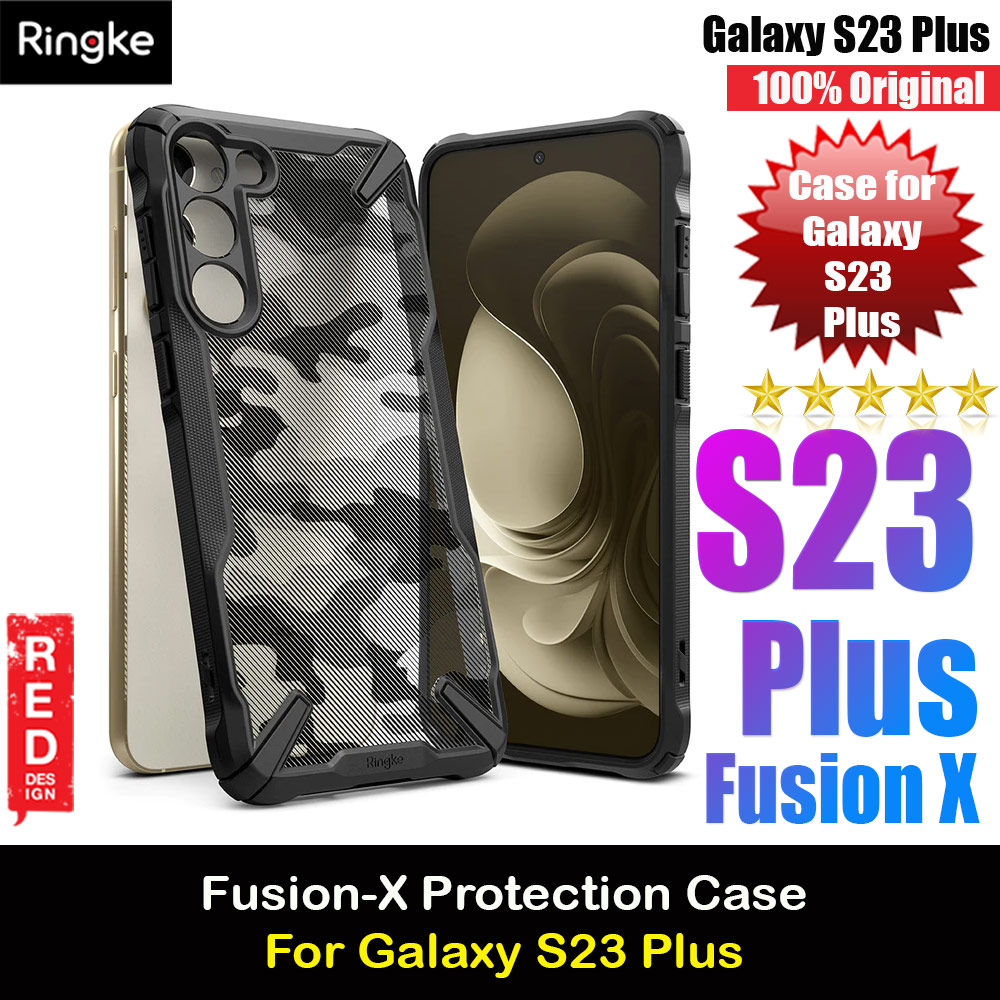 Picture of Ringke Fusion X Drop Protection Case for Samsung Galaxy S23 Ultra (Camo Black) Samsung Galaxy S23 Ultra- Samsung Galaxy S23 Ultra Cases, Samsung Galaxy S23 Ultra Covers, iPad Cases and a wide selection of Samsung Galaxy S23 Ultra Accessories in Malaysia, Sabah, Sarawak and Singapore 