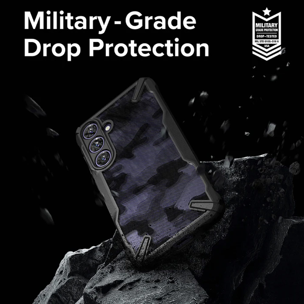 Picture of Samsung Galaxy S24 Case | Ringke Fusion X Drop Protection Case for Samsung Galaxy S24 (Black)