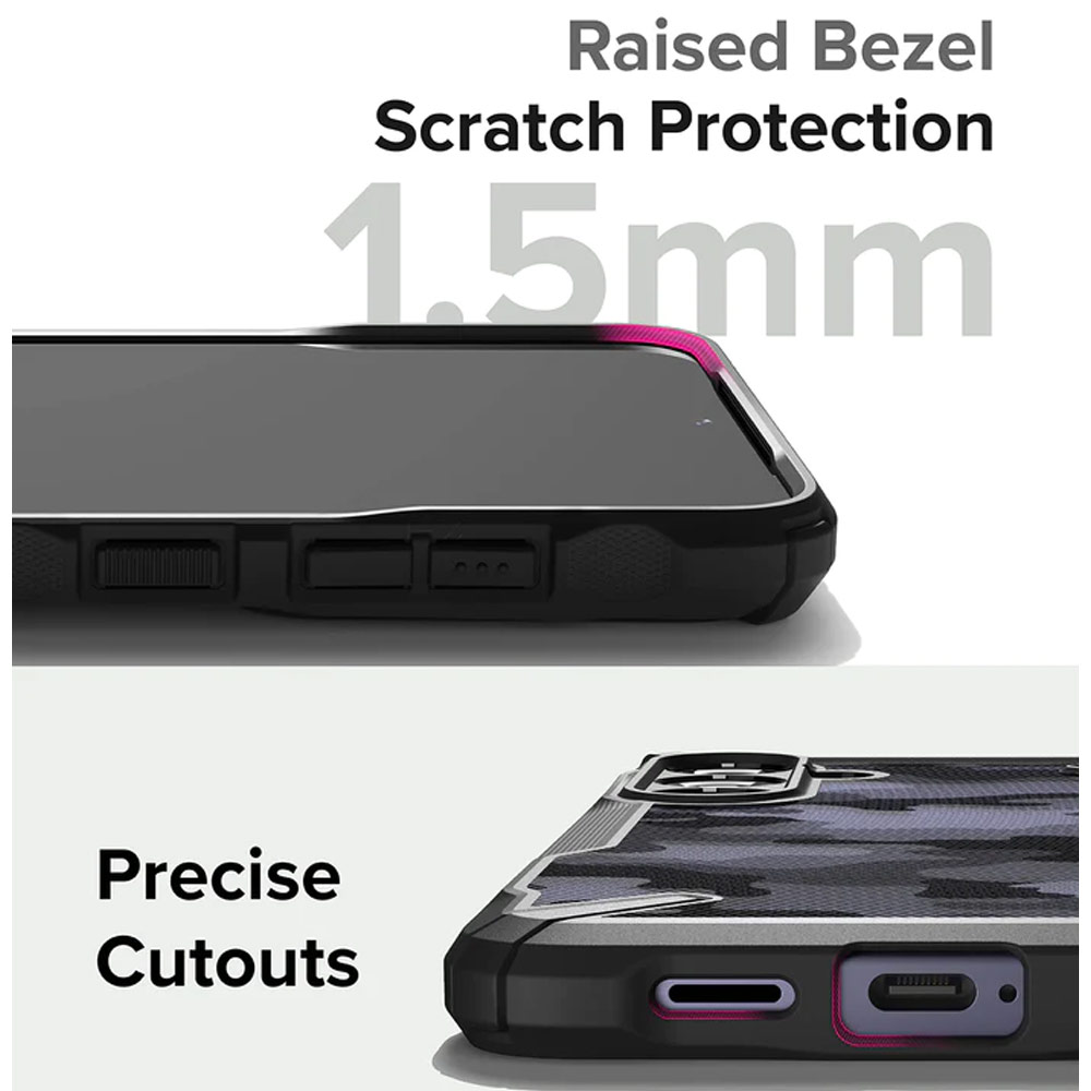 Picture of Samsung Galaxy S24 Case | Ringke Fusion X Drop Protection Case for Samsung Galaxy S24 (Black)