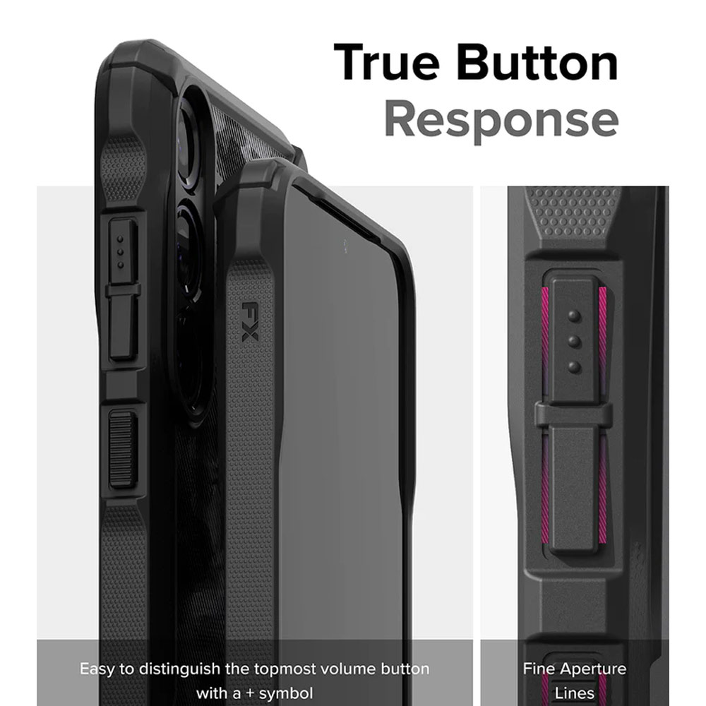 Picture of Samsung Galaxy S24 Case | Ringke Fusion X Drop Protection Case for Samsung Galaxy S24 (Black)