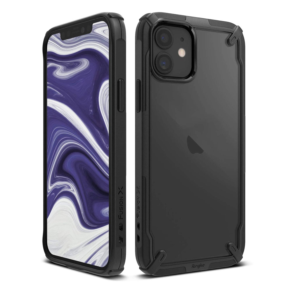 Picture of Apple iPhone 12 mini 5.4 Case | Ringke Fusion X Protection Case for Apple iPhone 12 Mini 5.4 (Black)