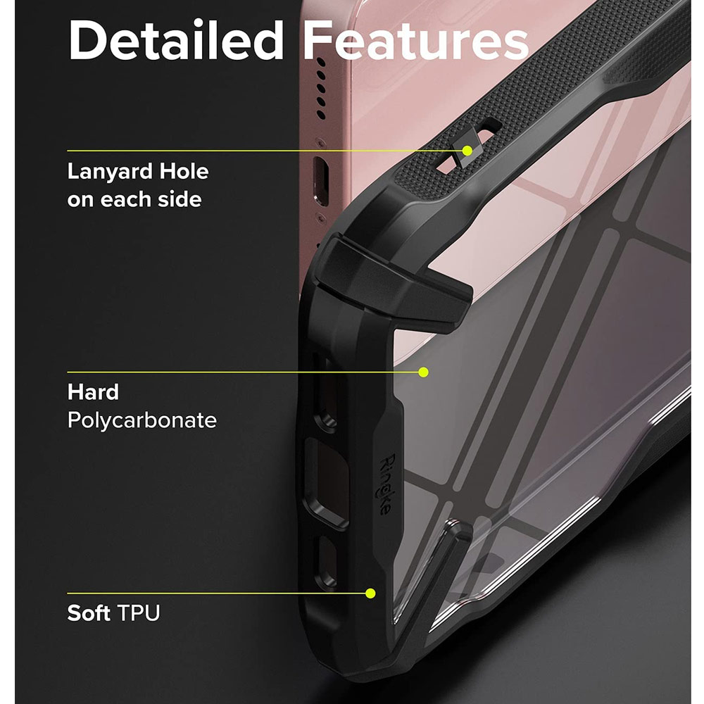 Picture of Apple iPhone 13 6.1 Case | Ringke Fusion X Protection Case for Apple iPhone 13 6.1 (Black)