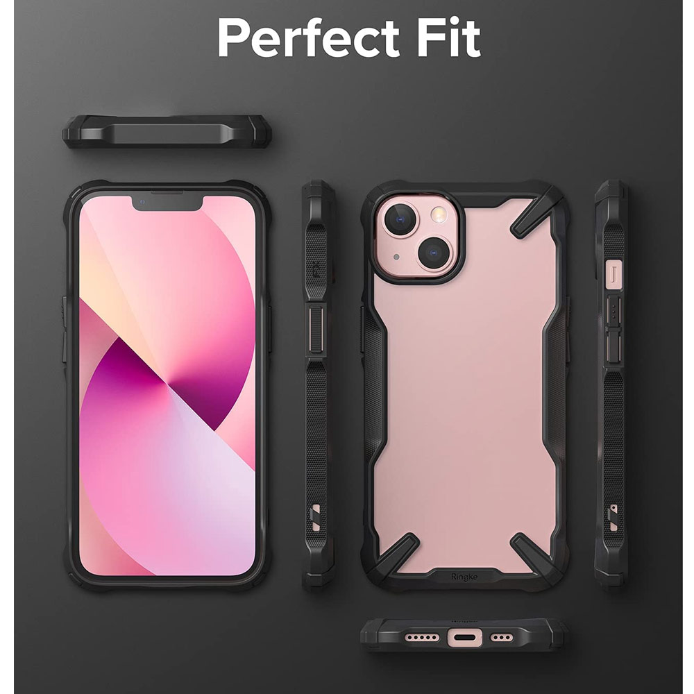 Picture of Apple iPhone 13 6.1 Case | Ringke Fusion X Protection Case for Apple iPhone 13 6.1 (Black)