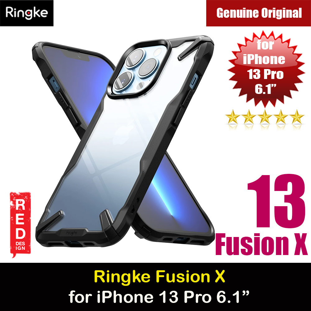 Picture of Ringke Fusion X Protection Case for Apple iPhone 13 Pro 6.1 (Black) Apple iPhone 13 Pro 6.1- Apple iPhone 13 Pro 6.1 Cases, Apple iPhone 13 Pro 6.1 Covers, iPad Cases and a wide selection of Apple iPhone 13 Pro 6.1 Accessories in Malaysia, Sabah, Sarawak and Singapore 
