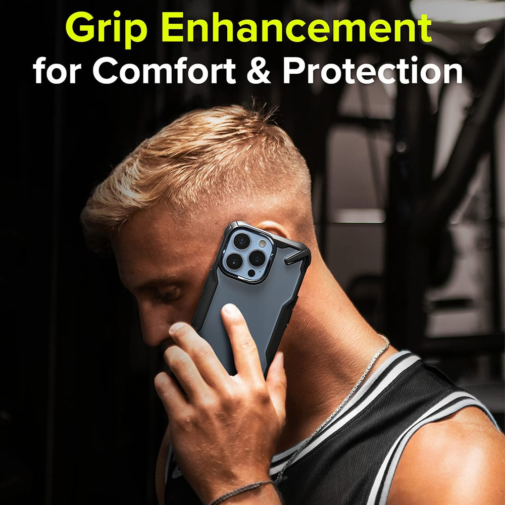 Picture of Apple iPhone 13 Pro 6.1 Case | Ringke Fusion X Protection Case for Apple iPhone 13 Pro 6.1 (Black)