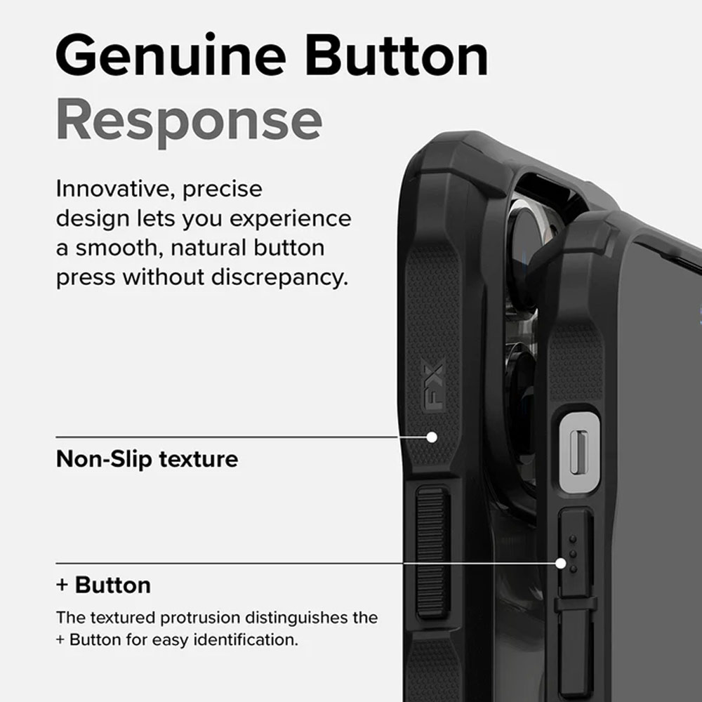 Picture of Apple iPhone 14 Pro Max 6.7 Case | Ringke Fusion X Hybrid PC and TPU Frame Drop Protection Case for Apple iPhone 14 Pro Max 6.7 (Black)