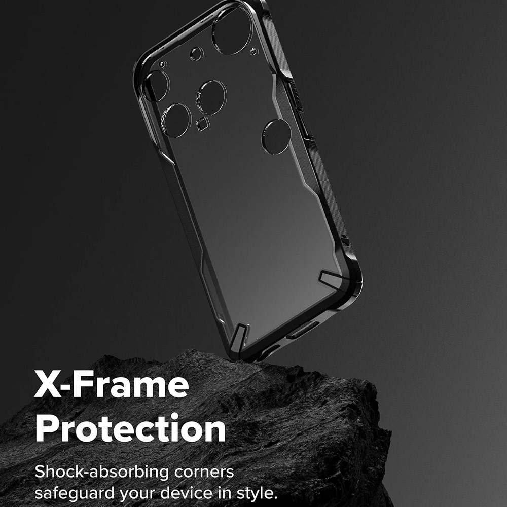 Picture of Nothing Phone 3 Case | Ringke Fusion X Hybrid Drop Protection Case for Nothing Phone 3 (Black)