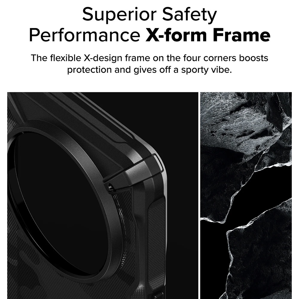 Picture of Nothing Phone 3a Pro Case | Ringke Fusion X Hybrid Drop Protection Case for Nothing Phone 3a Pro (Black)