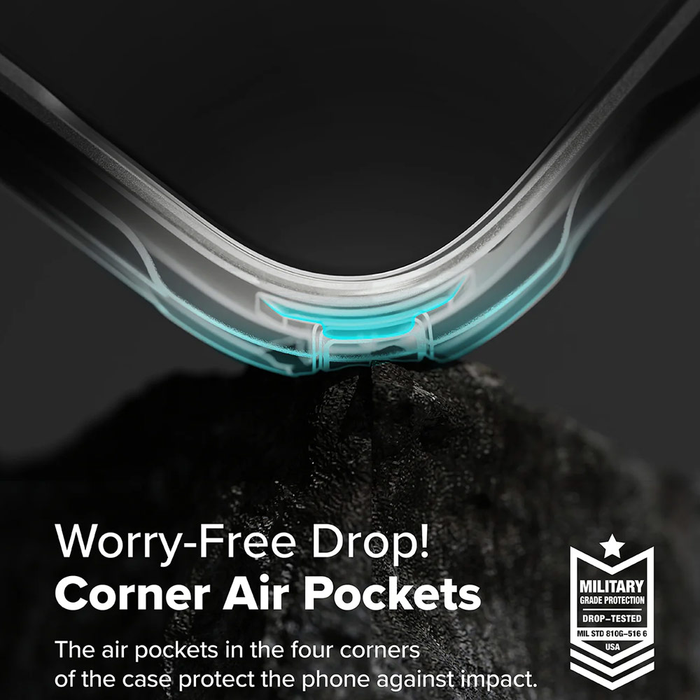 Picture of Nothing Phone 3a Pro Case | Ringke Fusion X Hybrid Drop Protection Case for Nothing Phone 3a Pro (Black)