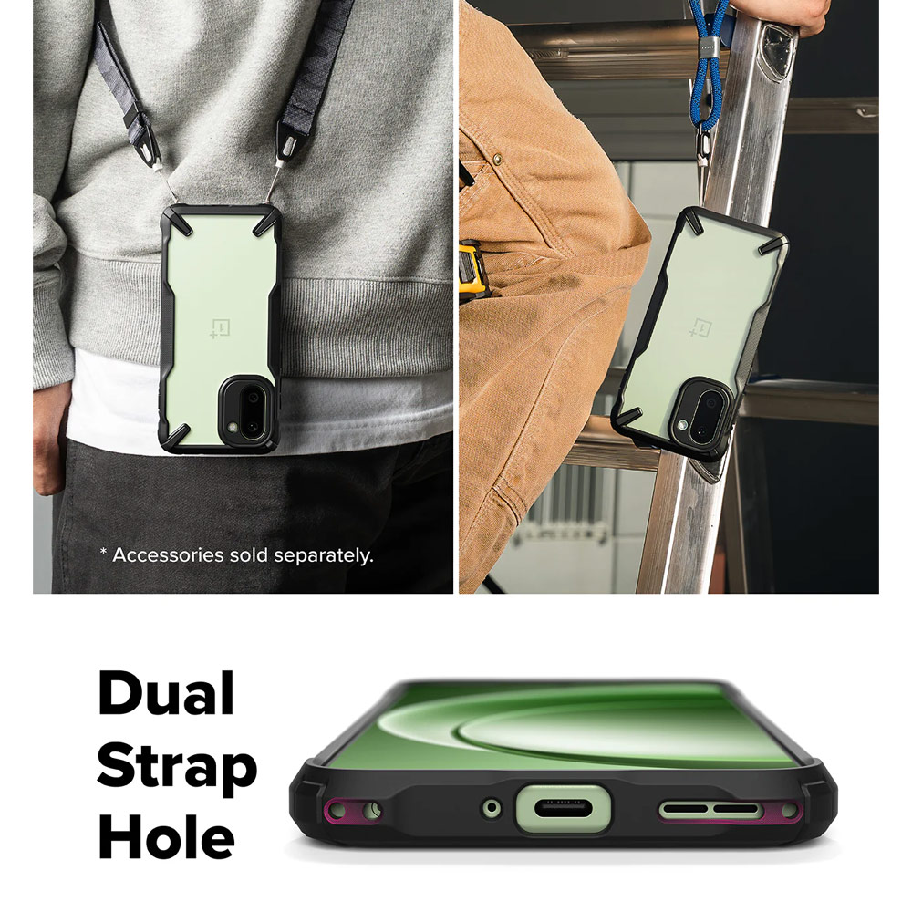 Picture of OnePlus 15R Case | Ringke Fusion X OnePlus 15 Drop Protection Case for OnePlus 15R  (Black)