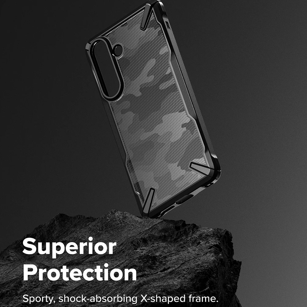 Picture of Samsung Galaxy S26 Case | Ringke Fusion X Rugged Heavy Duty Protection Case for Samsung Galaxy S26 (Camo Black)