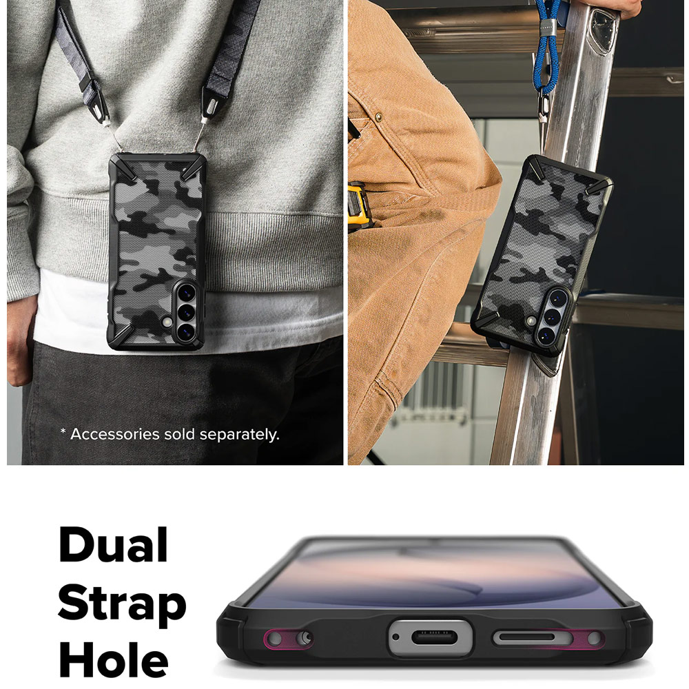 Picture of Samsung Galaxy S26 Case | Ringke Fusion X Rugged Heavy Duty Protection Case for Samsung Galaxy S26 (Camo Black)