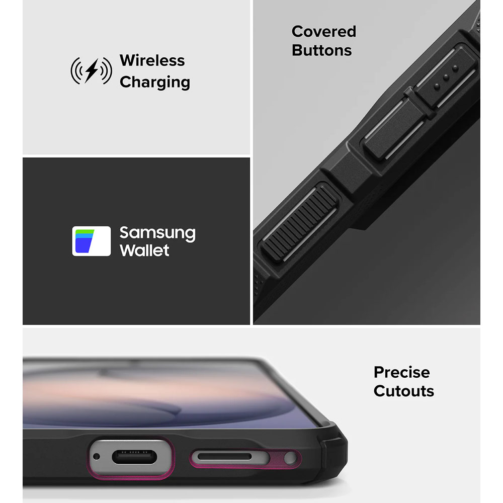 Picture of Samsung Galaxy S26 Plus Case | Ringke Fusion X Rugged Heavy Duty Protection Case for Samsung Galaxy S26 Plus (Black)