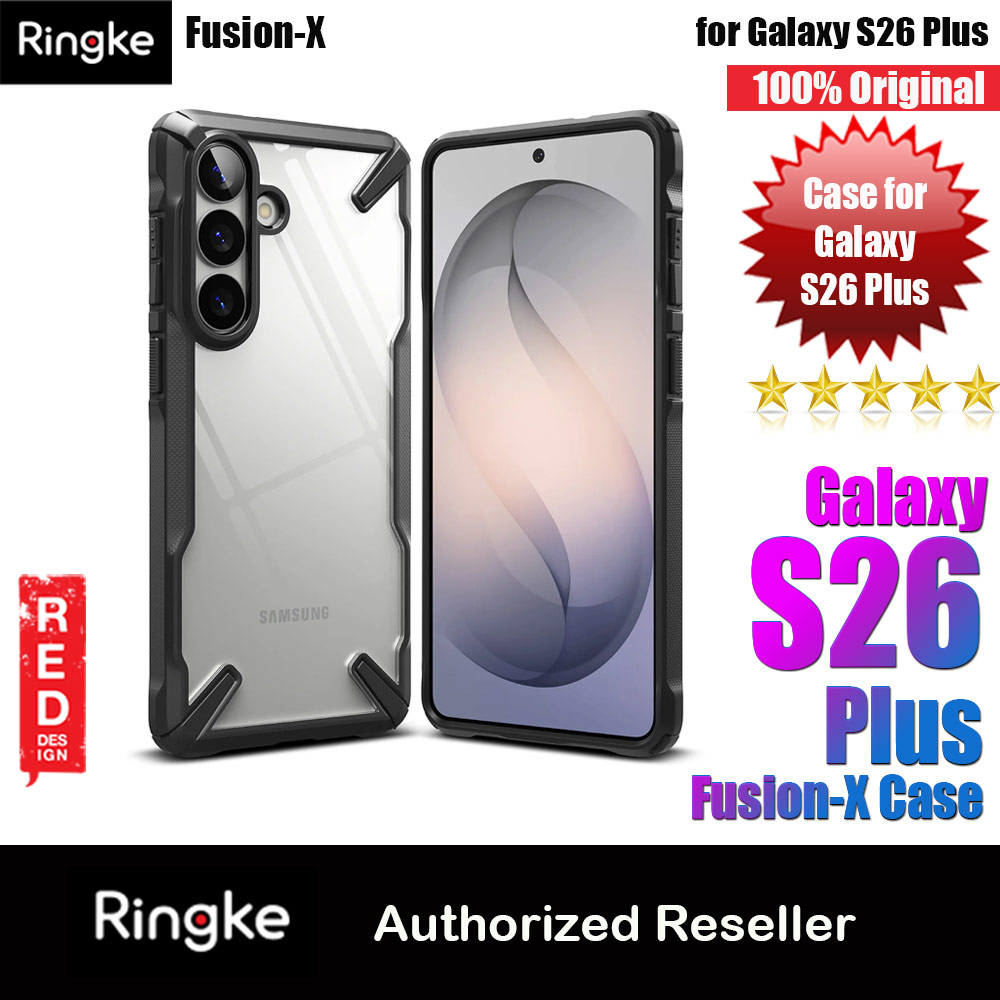 Picture of Ringke Fusion X Rugged Heavy Duty Protection Case for Samsung Galaxy S26 Plus (Black) Samsung Galaxy S26 Plus- Samsung Galaxy S26 Plus Cases, Samsung Galaxy S26 Plus Covers, iPad Cases and a wide selection of Samsung Galaxy S26 Plus Accessories in Malaysia, Sabah, Sarawak and Singapore 