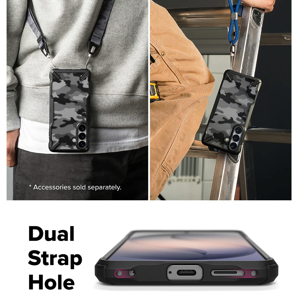 Picture of Samsung Galaxy S26 Plus Case | Ringke Fusion X Rugged Heavy Duty Protection Case for Samsung Galaxy S26 Plus (Camo Black)