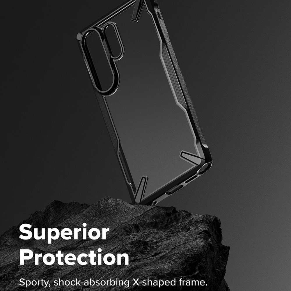 Picture of Samsung Galaxy S26 Ultra Case | Ringke Fusion X Rugged Heavy Duty Protection Case for Samsung Galaxy S26 Ultra (Black)