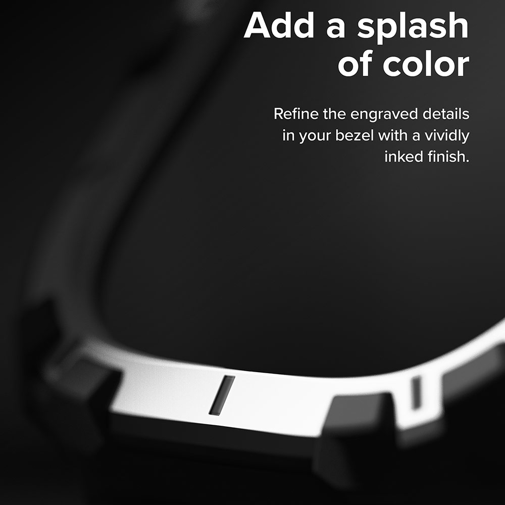 Picture of Apple Watch 49mm	Ultra 3 Case | Ringke Fusion X Guard Protection Case Strap Band for Apple Watch Ultra 49mm (White Black Index Wired)