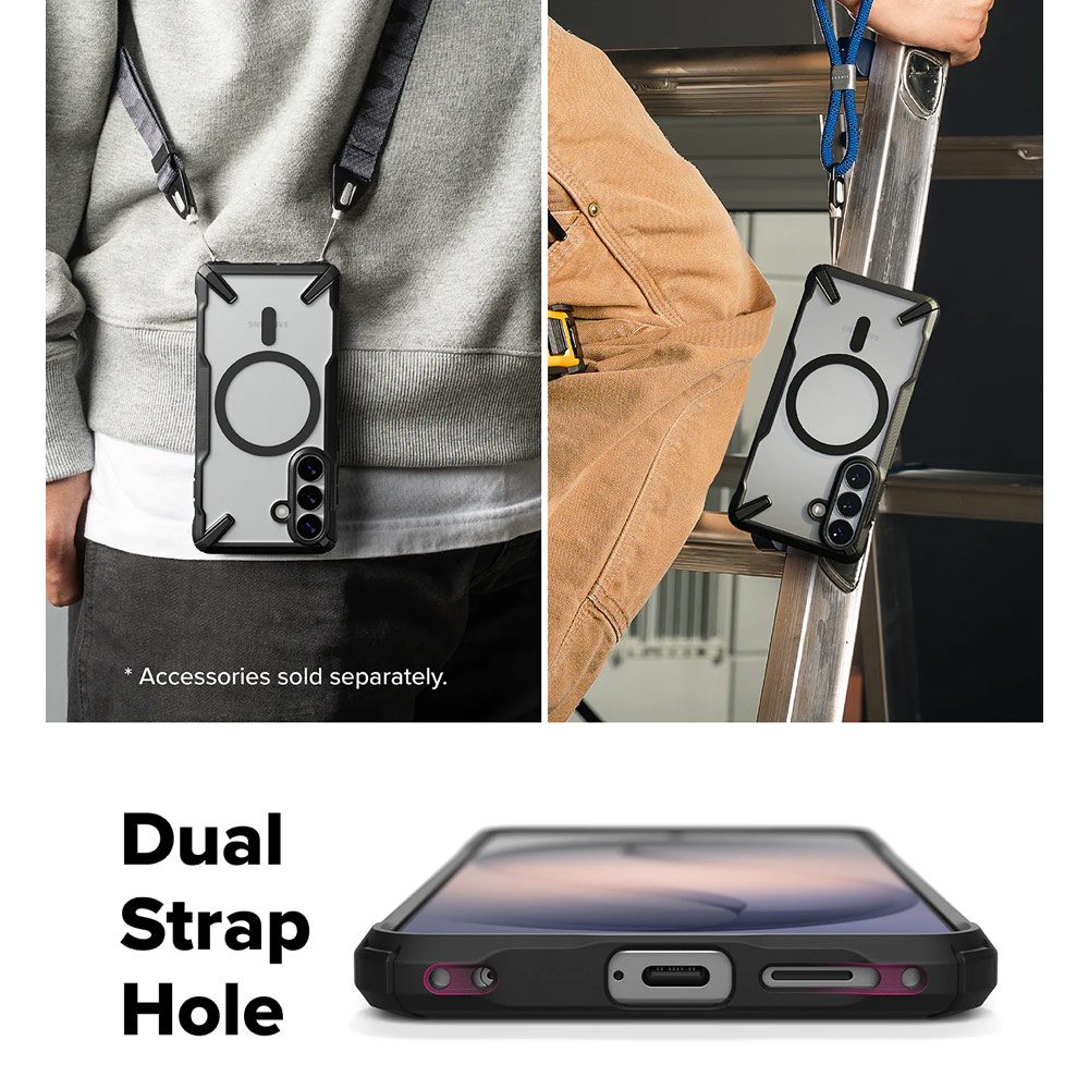 Picture of Samsung Galaxy S26 Case | Ringke Fusion X Magnetic Rugged Heavy Duty Protection Case for Samsung Galaxy S26 (Black)