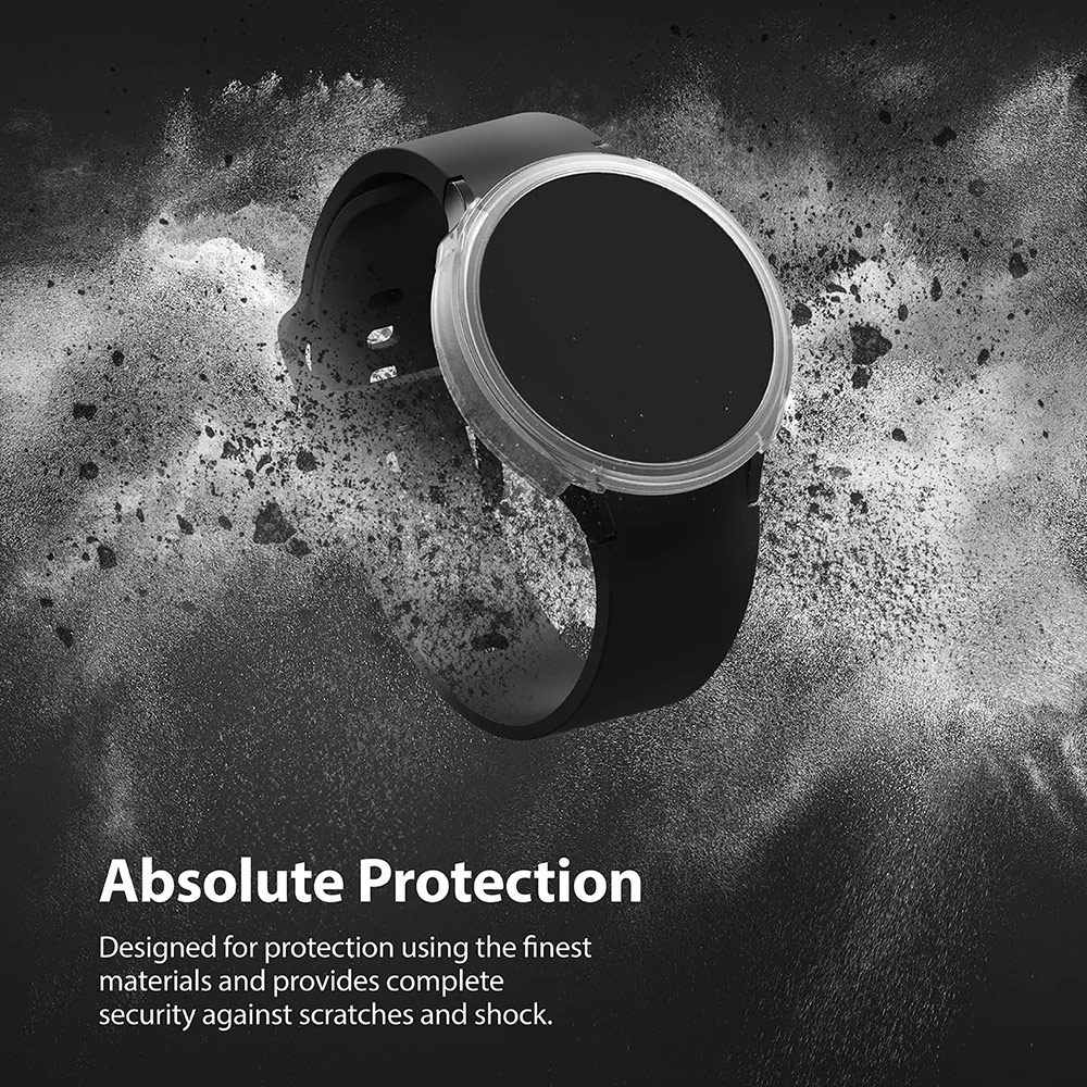 Picture of Samsung Galaxy Watch 4 40mm Case | Ringke Air Sports Soft Bumper Case for Galaxy Watch 4 40mm Case (Black)