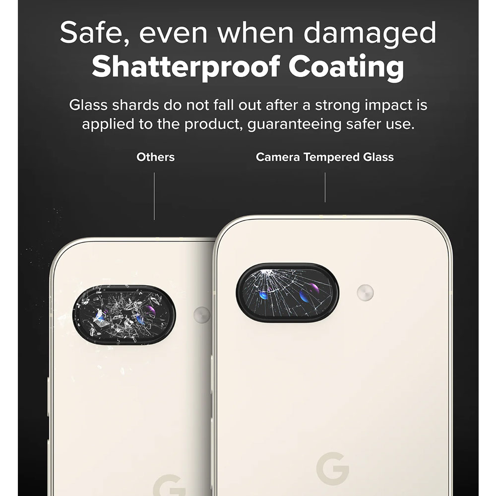 Picture of Google Pixel 9a  | Ringke Camera Tempered Glass Protector for Google Pixel 9 a (2pcs)